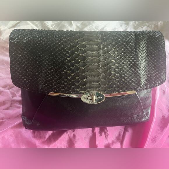 Coach Handbags - Coach Madison Python Glitter Shoulder Bag - EUC